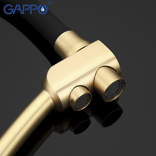 Смеситель для кухни с подключением фильтра питьевой воды Gappo G4398-1 Бронза