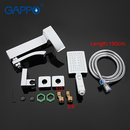 Смеситель для ванной с коротким изливом Gappo G3207-8