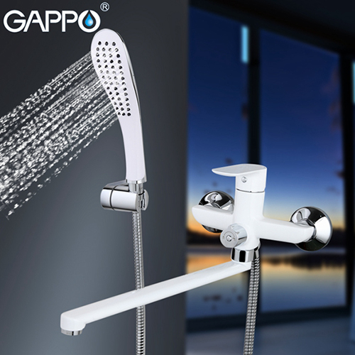 Смесители для ванной с длинным изливом Gappo Noar G2248