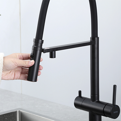 Смеситель для кухни (мойки) Gappo G4397-86 черный