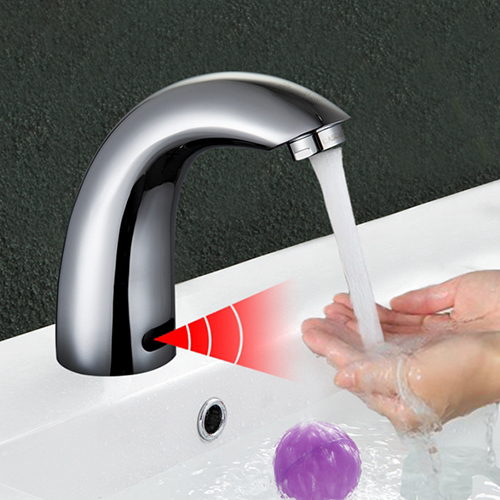 Смеситель для раковины сенсорный хром Gappo G517