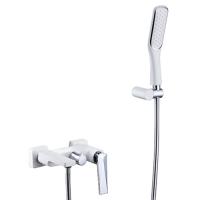 Смеситель для ванной Boheme Venturo 373-W Белый хром