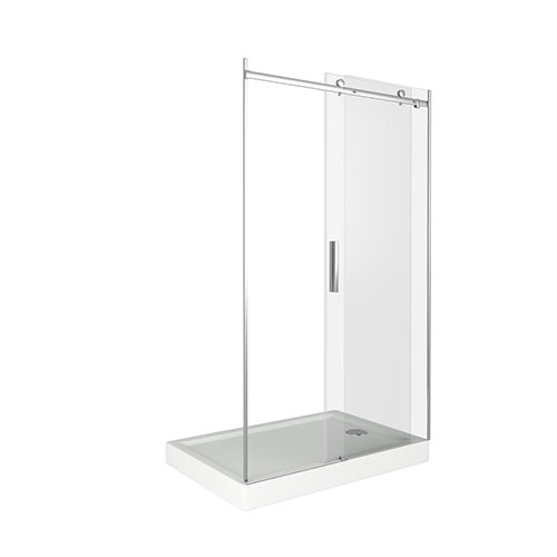Душевая дверь Good Door GALAXY WTW-110 профиль черный матовый