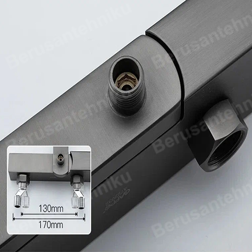 Смеситель для ванной с коротким изливом Gappo G3217-9