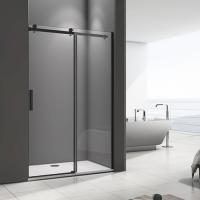 Душевая дверь Good Door GALAXY WTW-140 профиль черный матовый