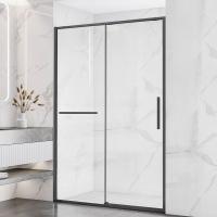 Душевая дверь Vincea Slim Soft VDS-1SS110CLGM, 1100, вороненая сталь, стекло прозрачное