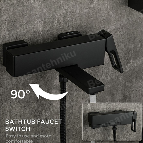 Смеситель для ванной с коротким изливом Gappo G3217-6