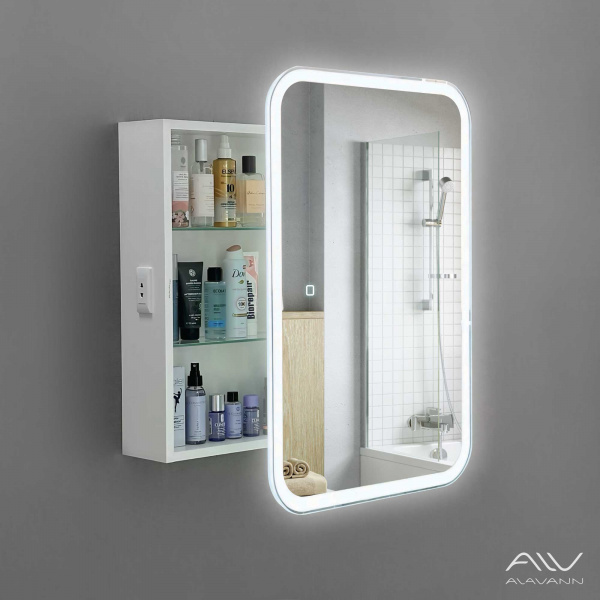 Зеркальный шкаф Alavann Cosmetic Light 50