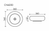 Накладная раковина Ceramicanova Element CN6050MW