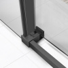 Душевая дверь Vincea Slim Soft VDS-1SS150CLGM, 1500, вороненая сталь, стекло прозрачное
