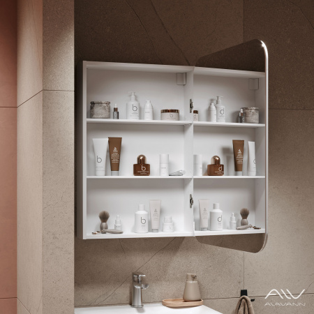 Зеркальный шкаф Alavann Cosmetic 60 с приближением