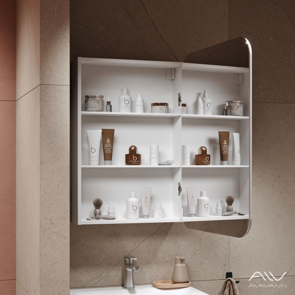 Зеркальный шкаф Alavann Cosmetic 60 с приближением