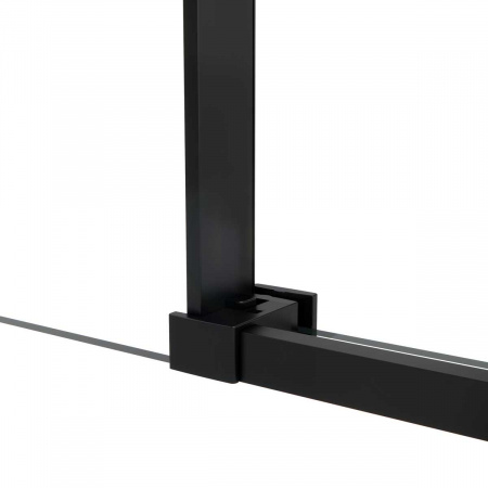 Душевая дверь Vincea Slim Soft VDS-1SS150CLB, 1500, черный, стекло прозрачное