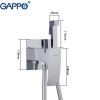 Смеситель с гигиеническим душем Gappo Jacob G7207-8