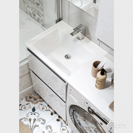 Мебель для ванной Alavann Soft Silver 120