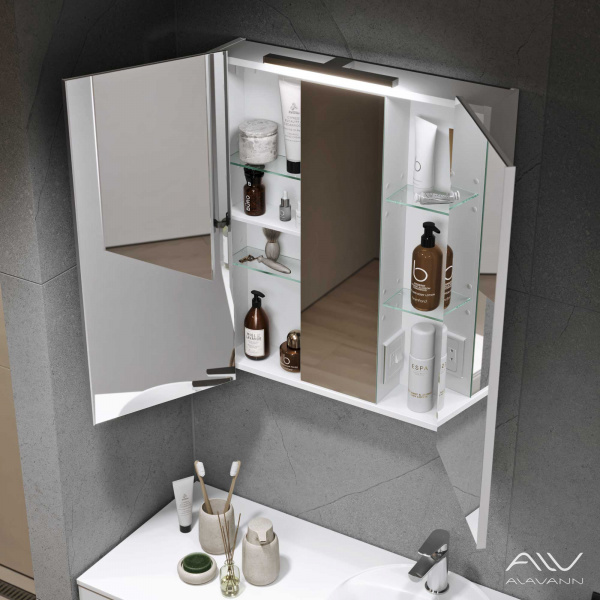 Зеркальный шкаф-трюмо Alavann Cosmetic 75 с приближением