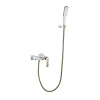 Смеситель для ванной Boheme Venturo 383-W Белое золото