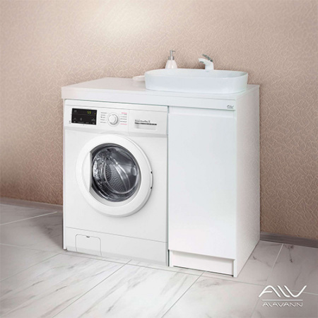 Тумба с раковиной Alavann Soft 100 столешница МДФ