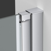 Душевая дверь Vincea Alpha VDP-3AL900CLB, черный, стекло прозрачное